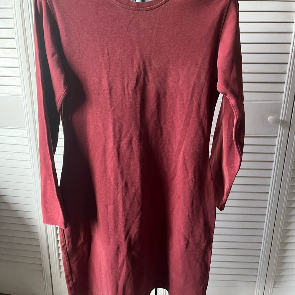 Patagonia Womens A-Line Dress  Large Red